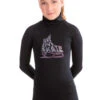 Elite Xpression - Black Live Love Skate Top - Purple