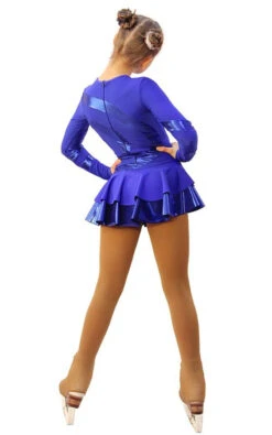 IceDress Figure Skating Dress - Thermal - Serpentine (Cornflower Blue With Cornflower Lycra) -SkateHaven Store 03dc01fc1726 71457 88392 05449.1582456825