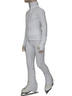 IceDress Figure Skating Jacket - Drape (White With Application Of Rhinestone) -SkateHaven Store 0408293505f2b02b67d7c8663a28d8d6 31055 34087 78357 92446 87057 92627 41659 52839.1582436553