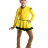 IceDress Figure Skating Dress - Thermal - Duet (Yellow With Black) -SkateHaven Store 05764ec6b840 34784 91551 76763.1582499488