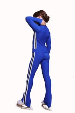 IceDress Figure Skating Outfit - Thermal - Olympus (Cornflower Blue With White Lamps) -SkateHaven Store 08f761f92cb4 73607.1600955194