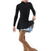 IceDress - Figure Skating Skirts - Harmony (Black With Pearl Blue ) -SkateHaven Store 0b57076c570d 50500 13808.1582480331