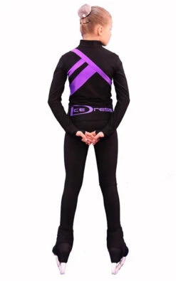 IceDress Figure Skating Outfit - Thermal - IceDress (Black With Purple) -SkateHaven Store 0ff0e44e4136 69846 95798 08699.1582445634