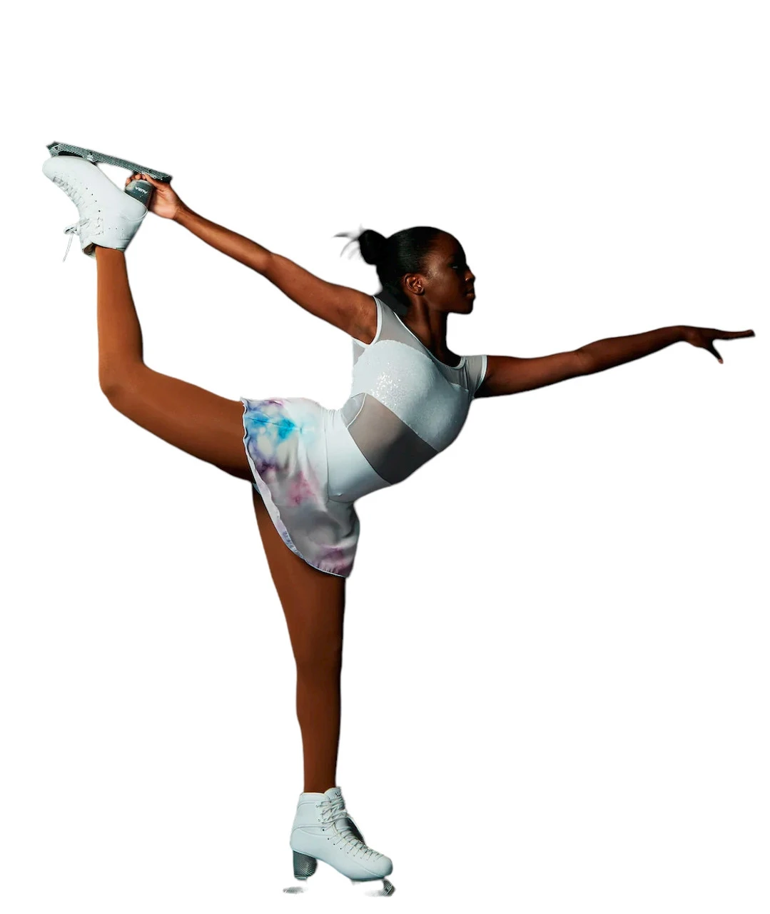 Elite Xpression - Sparkly White Crop Top Dress 4 Elite Xpression - Sparkly White Crop Top Dress - Image 2