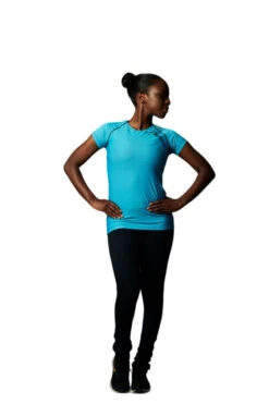 Elite Xpression - Performance Short Sleeve Shirt-Turquoise