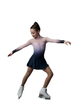 Elite Xpression - Classic Faded Light Pink Beaded Dress