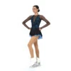 Jerry's Ice Skating Dress - 24 Sounds Of Swirls Dress (Black/Blue) -SkateHaven Store 1.1650290527 39746.1650300194
