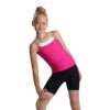 IceDress - Two-color Figure Skating Cami Top (Fuchsia And White) -SkateHaven Store 1.1672310830 62213.1672314499
