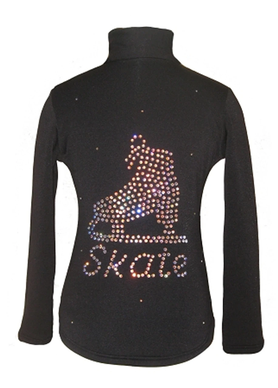 Black Jacket With "Skate" Applique 3 Black Jacket With "Skate" Applique