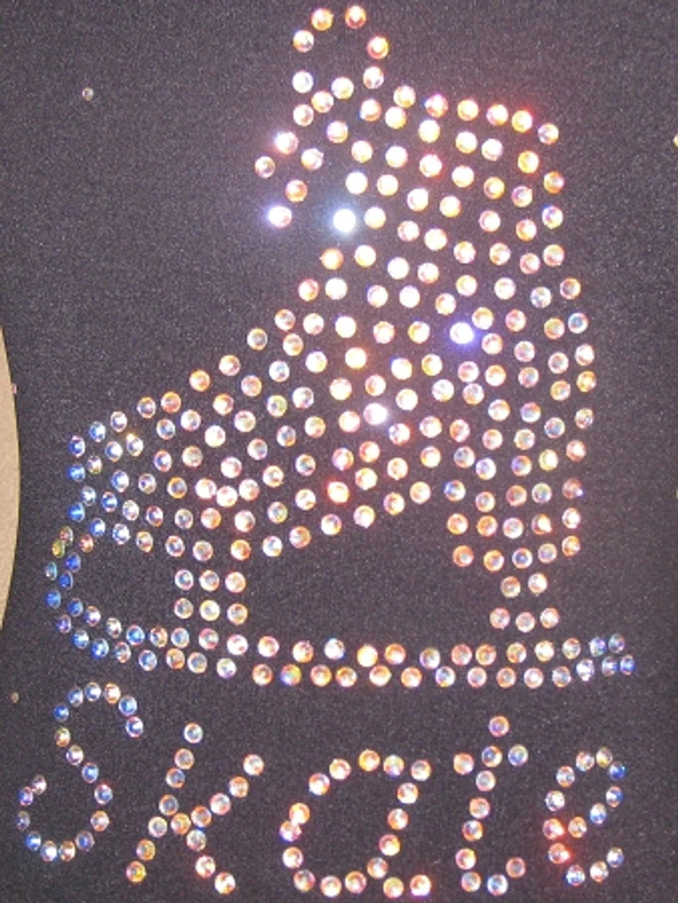 Black Jacket With "Skate" Applique 4 Black Jacket With "Skate" Applique - Image 2