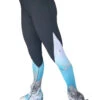 Elite Xpression - High Waist Black Legging - Marbled Turquoise -SkateHaven Store 11.1663934531 25241.1663936341