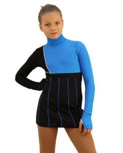 IceDress Figure Skating Dress - Thermal - IceFashion (Black With Blue) -SkateHaven Store 155d894fe56b 65587 46009 69618 70413.1582510326