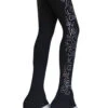 Ice Skating Pants With "Love & Skate Ornament " Rhinestone Design -SkateHaven Store 1 00439.1667940480