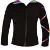 Criss Cross Poly/Spandex Spectrum Gold Ice Skating Jacket XJ721 -SkateHaven Store 1 15837.1667941187