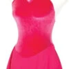 Jerry's Figure Skating Dress #133 - Lace Back Dress - Fire Pink (15% OFF, Size 12-14) -SkateHaven Store 1 25858.1628162304