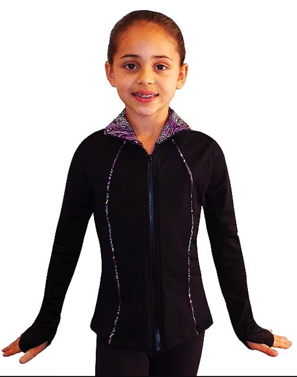 Poly/Spandex Venetta Fit Jacket - 6 Colors Available 4 Poly/Spandex Venetta Fit Jacket - 6 Colors Available - Image 2