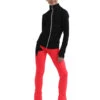 IceDress Figure Skating Jacket - Thermal - Disco Dance (Black With Hot Coral) -SkateHaven Store 1 42534 19340.1582449921