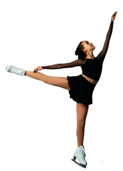 Elite Xpression - Black Crop Top Dress With Mesh Dress 10 Elite Xpression - Black Crop Top Dress With Mesh Dress -SkateHaven Store 1 52781.1663860559