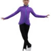 IceDress Figure Skating Jacket - Thermal - Minx (Purple,Turquoise, Black) -SkateHaven Store 1 62800 43351.1582491940