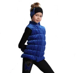 IceDress Figure Skating Vest - Thermal - Velvet (Cornflower) -SkateHaven Store 1 62978 93554 58589.1582457820
