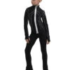 IceDress Figure Skating Pants - Thermal - Kant (Black With White) -SkateHaven Store 1 63354 63976.1582432560