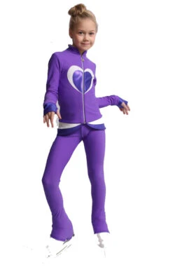 IceDress Figure Skating Outfit - Thermal - Tutti Frutti(Purple, White) -SkateHaven Store 1 76019 17615 12799.1582512975