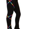 Criss Cross Poly/Spandex Spectrum Gold Ice Skating Pants XP343