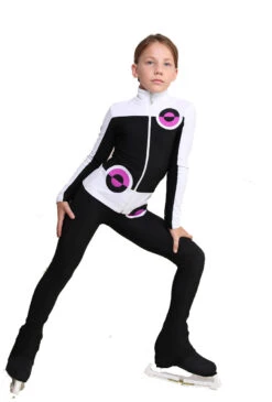 IceDress Figure Skating Pants - Thermal - Bubble Gum (Black, White, Purple) -SkateHaven Store 1b59e6c7f035 79969 65673 84797.1601498561