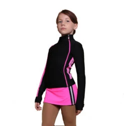 IceDress Figure Skating Skirt - Thermal - Olympus (Hot Pink With Black) -SkateHaven Store 1c70990d9802 97519 78633.1601493901