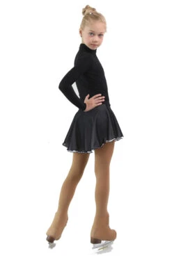 IceDress - Figure Skating Skirts - Harmony (Black With White ) -SkateHaven Store 1e911c18d978 93804 37937.1582431184