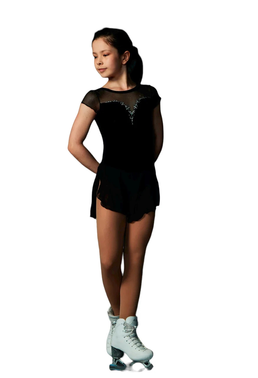 Elite Xpression - GG Inspiration - Sparkly Mesh Black Dress Beaded 3 Elite Xpression - GG Inspiration - Sparkly Mesh Black Dress Beaded