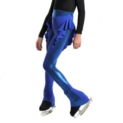 IceDress -Figure Skating Thermal Figure Skating Pants - Galaxy (Cornflower) -SkateHaven Store 2.1672310904 02710.1672314515