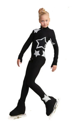 IceDress Figure Skating Pants - Thermal - Star Sky (Black With Silver) -SkateHaven Store 234cf63d2bd4 04605 60433 48178.1601469263