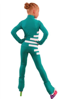 IceDress Figure Skating Outfit - Thermal - IceCode (Emerald With White) -SkateHaven Store 24a1f169b75e 62624 50663 36567.1582461564