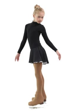 IceDress - Figure Skating Skirts - Harmony (Black With White ) -SkateHaven Store 25e095cd28e6 37352 39562.1582431184