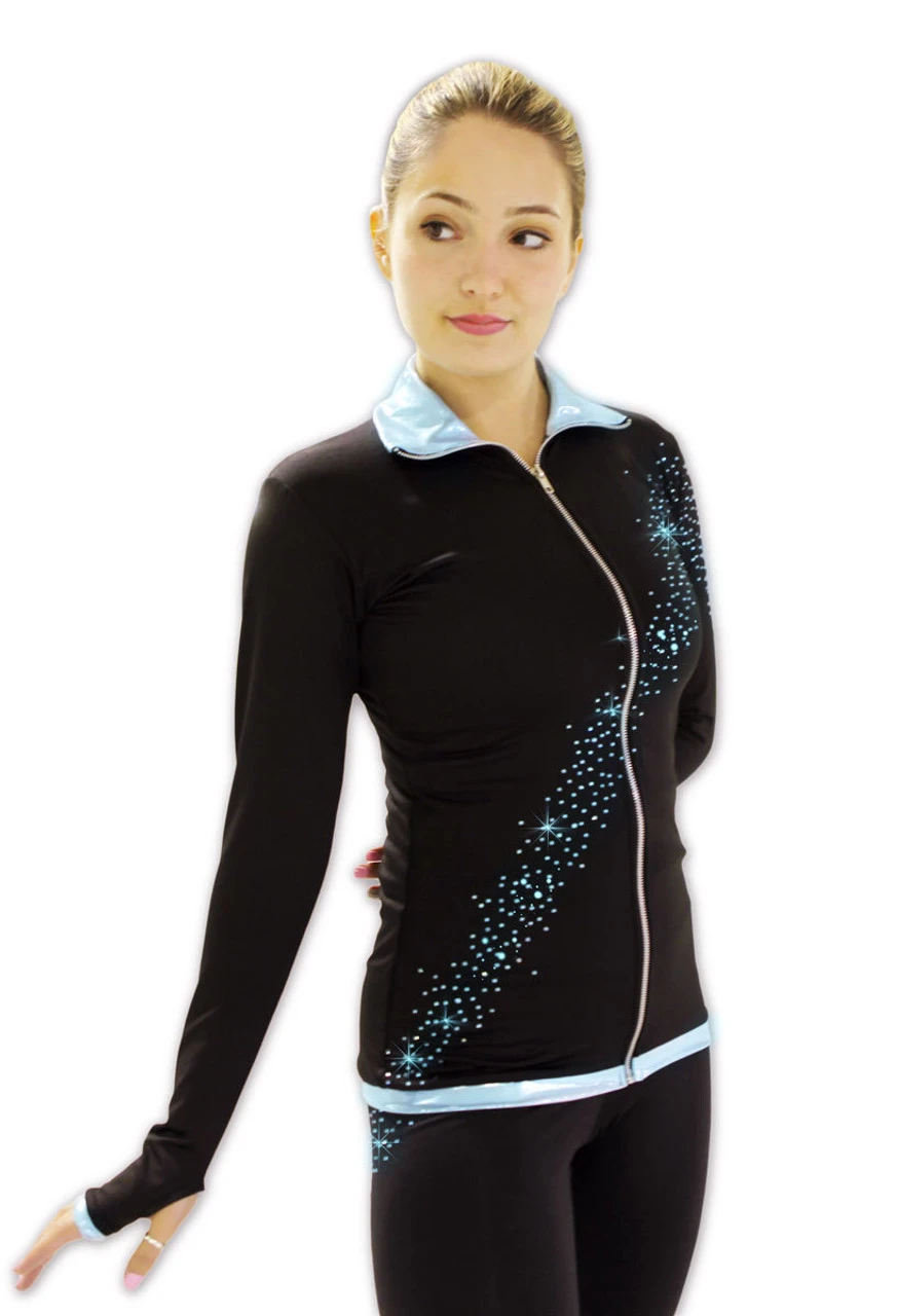 Kami-So Figure Skating Pants - Crystal Spiral Black (20% OFF) 9 Kami-So Figure Skating Pants - Crystal Spiral Black (20% OFF) - Image 7