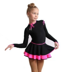 IceDress Figure Skating Dress - Thermal - Duet (Black With Hot Pink) -SkateHaven Store 270bdd336fe2 50512 13546 48201 54757.1582513124