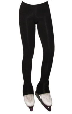 Ice Skating Pants With "Love & Skate Ornament " Rhinestone Design -SkateHaven Store 2 01713.1667940480