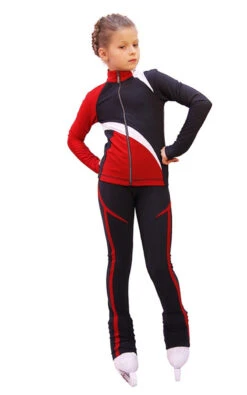 IceDress - IceDress Figure Skating Thermal Jacket - Split (Gray) -SkateHaven Store 2 03728 99349 98705 64803 17912.1582447809