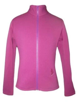 Purple Ice Skating Jacket With "Skater" Applique -SkateHaven Store 2 31371.1667941158