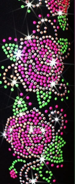 Ice Skating Jacket With "Roses Swirls" Design 7 Ice Skating Jacket With "Roses Swirls" Design -SkateHaven Store 2 43808.1667940885