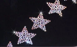 Ice Skating Jacket With "Spiral Stars" Rhinestones Design -SkateHaven Store 2 60815.1545375818