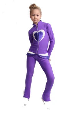 IceDress Figure Skating Outfit - Thermal - Tutti Frutti(Purple, White)