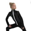 IceDress Figure Skating Jacket - Thermal - Kant (Black With White) 1 IceDress Figure Skating Jacket - Thermal - Kant (Black With White) -SkateHaven Store 2 74329 88855.1582486643