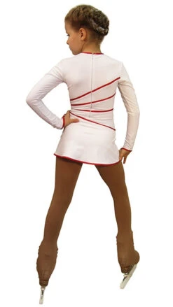 IceDress Figure Skating Dress-Thermal - Grace (White With Raspberry Line) -SkateHaven Store 2cd1e3c2569b54a1b7c53be75a876b8d 55401 60483 22539 30816 55513 66419.1582448095