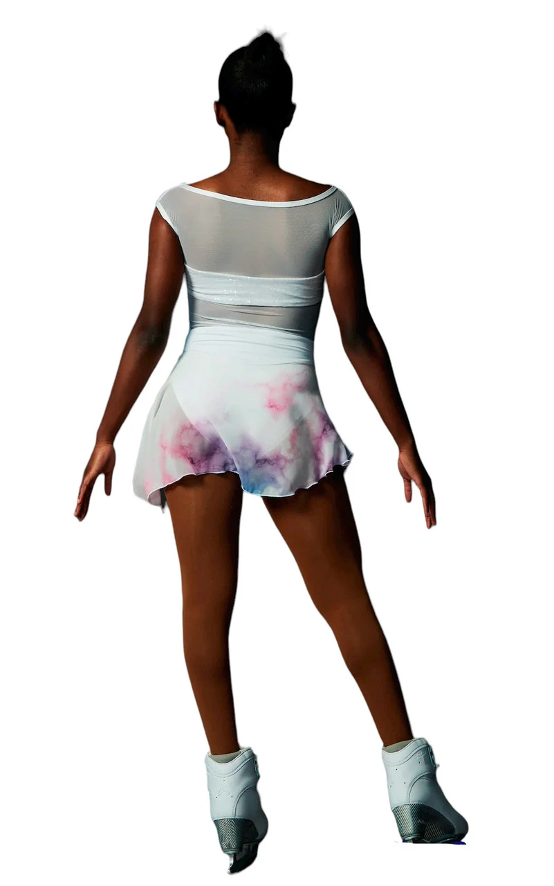 Elite Xpression - Sparkly White Crop Top Dress 5 Elite Xpression - Sparkly White Crop Top Dress - Image 3