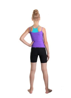 IceDress - Two-color Figure Skating Cami Top (Purple And Turquoise) -SkateHaven Store 3.1672310794 03113.1672314491