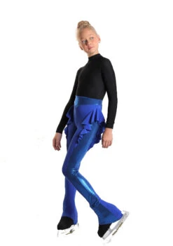 IceDress -Figure Skating Thermal Figure Skating Pants - Galaxy (Cornflower) -SkateHaven Store 3.1672310906 13288.1672314515
