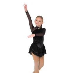 Jerry's Ice Skating Dress - 179 Shimmer Dress (Black) -SkateHaven Store 3.1679567374 56219.1679569596