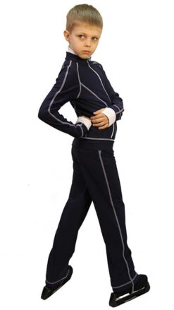 IceDress Figure Skating Thermal Pants - Todes For Boys(Gray With White Line) -SkateHaven Store 31a1c97b2aa76ebf5e7a82b603261234 64230 43152 73511 99079 13017 54891.1582448194